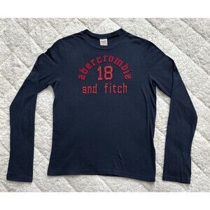 Abercrombie Kids girl size XL  navy blue Long sleeve T-shirt